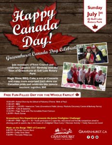 Canada Day in Gull Lake Park